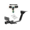 CURT 07-10 Jeep Grand Cherokee SRT8 Class 1, 1.25" Trailer Hitch w/ 4-flat Wiring Kit