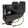 CURT 2024044579 Helux Coil-Spring Gooseneck Pin Box, 5,000 lbs. Pin Weight, 20,000 lbs. Capacity