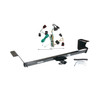 2009-2012 Volkswagen Routan Draw-tite Class 2 Trailer Hitch, 1-1/4 Inch Square Receiver Bundle w/ Plug-n-Play T-One Wiring Harness