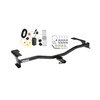 2010-2012 Ford Fusion Draw-tite Class 1 Trailer Hitch, 1-1/4 Inch Square Receiver Bundle w/ Plug-n-Play T-One Wiring Harness