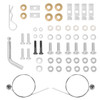 2013-2016 Ford Escape Draw-tite Class 2 Trailer Hitch, 1-1/4 Inch Square Receiver Bundle w/ Plug-n-Play T-One Wiring Harness 36529