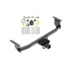 2017-2019 Nissan Rogue Sport Draw-tite Class 3 Trailer Hitch, 2 Inch Square Receiver Bundle w/ Plug-n-Play T-One Wiring Harness
