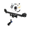 2018-2021 BMW X3 Draw-tite Hidden Hitch Completely Hidden Trailer Hitch 2 Inch Removable Receiver Bundle w/ Plug-n-Play T-One Wiring Harness