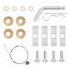 2014-2021 Mazda 6 Sedan Draw-tite Class 1 Trailer Hitch, 1-1/4 Inch Square Receiver Bundle w/ Plug-n-Play T-One Wiring Harness