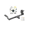2015-2023 Dodge Charger Draw-tite Class 2 Trailer Hitch, 1-1/4 Inch Square Receiver Bundle w/ Plug-n-Play T-One Wiring Harness