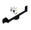 2020-2024 BMW X1 Draw-Tite Hidden Hitch Completely Hidden Trailer Hitch 2 Inch Removable Receiver Bundle w/ Plug-n-Play T-One Wiring Harness