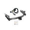 2014-2018 GMC Sierra 1500 Draw-tite Class 4 Trailer Hitch, 2 Inch Square Receiver Bundle w/ Plug-n-Play T-One Wiring Harness