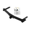 2021-2021 Jeep Grand Cherokee w/Removable OEM Fascia Panel Only Draw-tite Class 4 Trailer Hitch, 2 Inch Square Receiver Bundle w/ Plug-n-Play T-One Wiring Harness