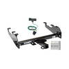 1967-1978 GMC K25 w/Deep Drop Bumper Draw-tite Class 3 Trailer Hitch, 2 Inch Square Receiver Bundle w/ Plug-n-Play T-One Wiring Harness