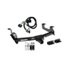 2011-2014 Chevrolet Silverado 3500 HD Draw-tite Class 4 Trailer Hitch, 2 Inch Square Receiver Bundle w/ Plug-n-Play T-One Wiring Harness