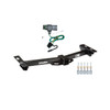 1988-1999 Chevrolet C2500 w/Aftermarket Roll Pan Draw-tite Class 3 Trailer Hitch, 2 Inch Square Receiver Bundle w/ Plug-n-Play T-One Wiring Harness