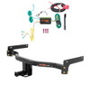 2015 - 2019 Lincoln MKC Curt 1-1/4", Class 2 Trailer Tow Hitch + 4-flat Wiring Kit 12096