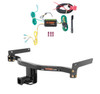 2015 - 2019 Lincoln MKC Curt 2", Class 3 Trailer Tow Hitch + 4-flat Wiring Kit 13194