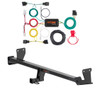 2018 - 2021 Hyundai Kona Excluding electric Curt 1-1/4", Class 1 Trailer Tow Hitch + 4-flat Wiring Kit 11529