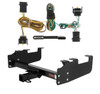 1997 Ford F-250 Old body with 10" drop bumper, excluding 1973 - 1979 crew cab Curt 2", Class 3 Trailer Tow Hitch + 4-flat Wiring Kit 13099