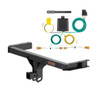 2013 - 2017 Audi Q5 Curt 2", Class 3 Trailer Tow Hitch + 4-flat Wiring Kit 13612