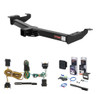 2000 - 2003 Ford E-150 Curt 2" Class 4 Trailer Tow Hitch + 5-Flat Wiring Kit Tow Boat/Utility Trailer with Surge Brakes 14055