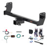 2022 - 2026 Mitsubishi Eclipse Cross Curt 2" Class 3 Trailer Tow Hitch + 5-Flat Wiring Kit Tow Boat/Utility Trailer with Surge Brakes 13616