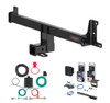 2025 - 2026 Nissan Kicks Curt 2" Class 3 Trailer Tow Hitch + 5-Flat Wiring Kit Tow Boat/Utility Trailer with Surge Brakes 13628