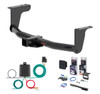 2015 - 2026 Nissan Murano Curt 2" Class 3 Trailer Tow Hitch + 5-Flat Wiring Kit Tow Boat/Utility Trailer with Surge Brakes 13632