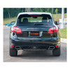 2011 - 2018 Porsche Cayenne Excluding center exhaust Curt 2", Class 3 Trailer Tow Hitch + 4-flat Wiring Kit 13116