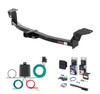 2007 - 2011 Toyota Camry Excluding SE Curt 1-1/4" Class 2 Trailer Tow Hitch + 5-Flat Wiring Kit Tow Boat/Utility Trailer with Surge Brakes 12343