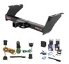 1997 Ford F-250 Old body, excluding 10" drop bumper and 1973 - 1979 crew cab Curt 2" Class 5 Trailer Tow Hitch + 5-Flat Wiring Kit Tow Boat/Utility Trailer with Surge Brakes 15300
