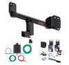 2019 - 2020 Volvo XC40 Curt 2" Class 3 Trailer Tow Hitch + 5-Flat Wiring Kit Tow Boat/Utility Trailer with Surge Brakes 13611