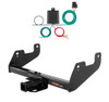 2015 - 2020 Ford F-150 Excluding factory receiver or Police Responder Curt 2", Class 4 Trailer Tow Hitch + 4-way Wiring Kit 14017