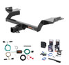 2013 - 2019 Ford Escape PHEV Curt 2" Class 3 Trailer Tow Hitch + 5-Flat Wiring Kit Tow Boat/Utility Trailer with Surge Brakes 13186