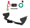 1999 Jeep Grand Cherokee Excluding SRT8 Curt 2", Class 3 Trailer Tow Hitch + 4-flat Wiring Kit 13051