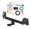 2019 - 2022 Toyota Prius Curt 1-1/4", Class 1 Trailer Tow Hitch + 4-flat Wiring Kit 11473