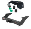 1999 - 2001 Ford F-250 Super Duty Excluding 20" spare tire Curt 2", Class 5 Trailer Tow Hitch + 7-way Wiring Kit 15410