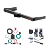 2025 Jeep Wagoneer S Curt 2" Class 3 Trailer Tow Hitch + 5-Flat Wiring Kit Tow Boat/Utility Trailer with Surge Brakes 13637