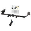 2017-2020 Chrysler Pacifica Touring Plus Draw-tite Hidden Hitch Completely Hidden Trailer Hitch 2 Inch Removable Receiver Bundle w/ Plug-n-Play T-One Wiring Harness
