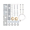1996-2000 Dodge Caravan Draw-tite Class 3 Trailer Hitch, 2 Inch Square Receiver Bundle w/ Plug-n-Play T-One Wiring Harness