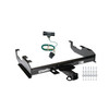 1973-1974 Chevrolet K30 w/8' Bed Draw-tite Class 4 Trailer Hitch, 2 Inch Square Receiver Bundle w/ Plug-n-Play T-One Wiring Harness