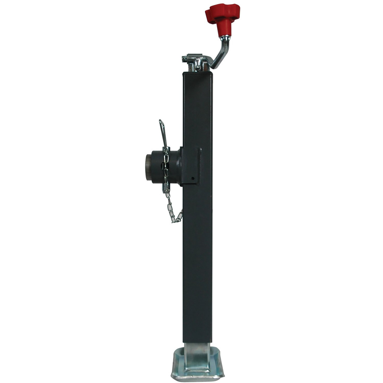 Bulldog Square Trailer Jack, Side Mount, 5,000 lbs. Support
