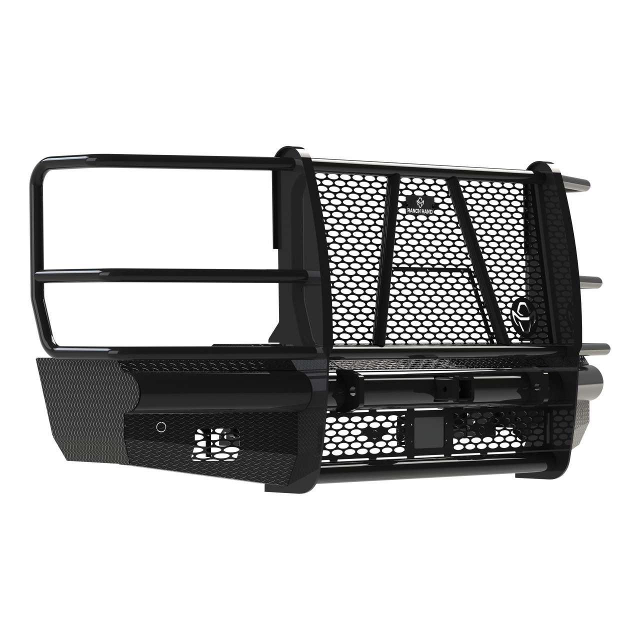 Ranch Hand FBF231BLR Legend Front Bumper with Grille Guard, Fits