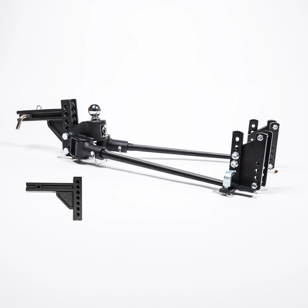 BlueOx 13k, 600 lb TW, TrackPro Weight Distributing Hitch, 2" Recievers 7 Hole Shank BXW0650