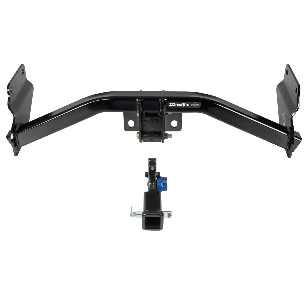 2014-2021 Jeep Grand Cherokee Draw-tite Hidden Hitch Completely Hidden Trailer Hitch 2 Inch Removable Receiver Bundle w/ Plug-n-Play T-One Wiring Harness