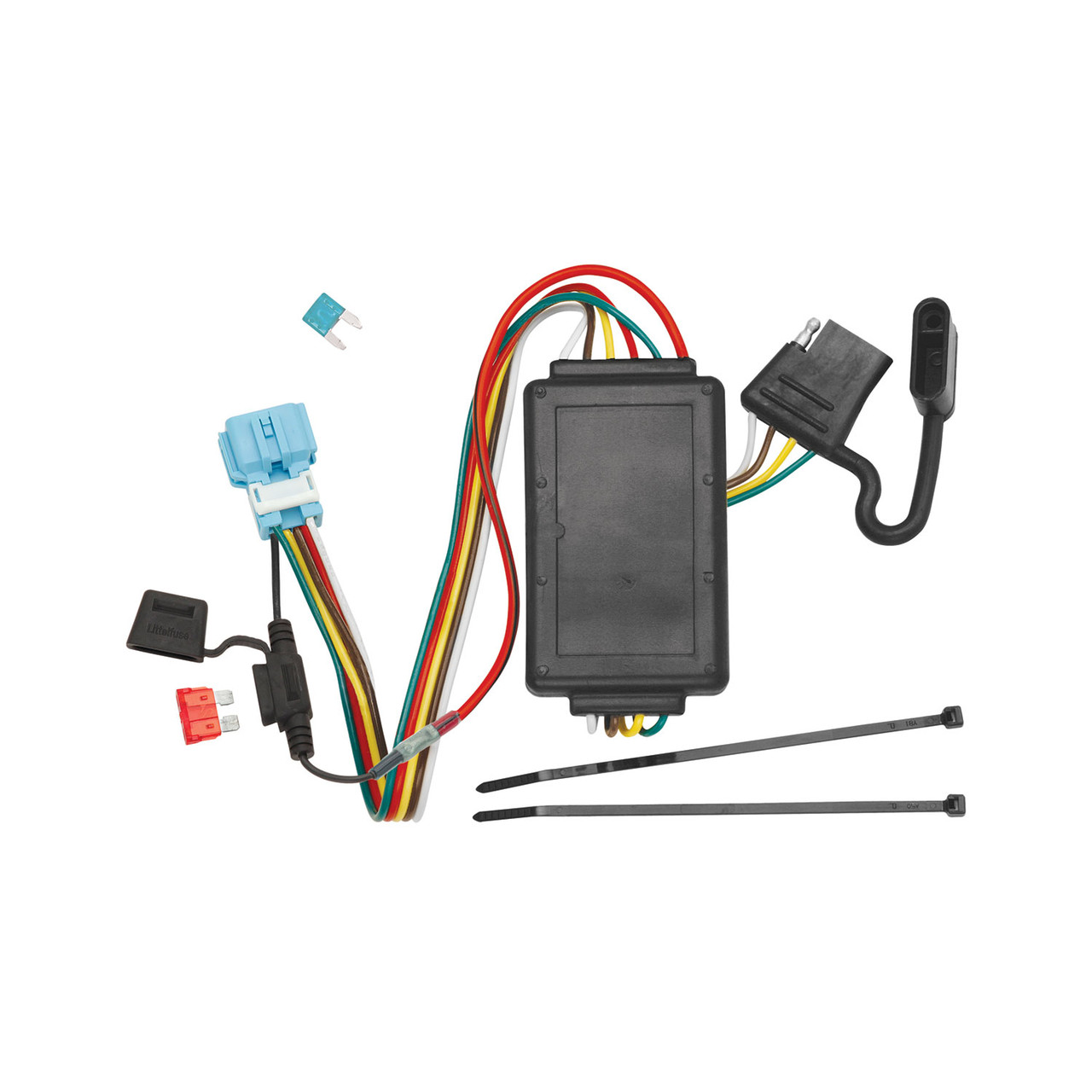 2010-2011 Honda Accord Crosstour Draw-tite Class 1 Trailer Hitch, 1-1/4 Inch Square Receiver Bundle w/ Plug-n-Play T-One Wiring Harness