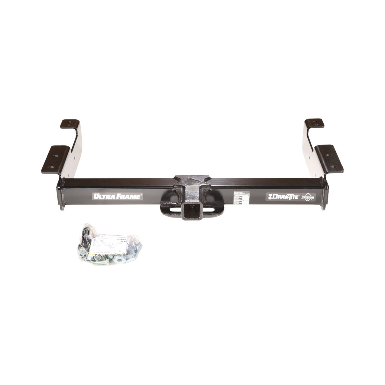 2000-2002 Chevrolet Express 1500 Draw-tite Class 5 Trailer Hitch, 2 Inch Square Receiver Bundle w/ Plug-n-Play T-One Wiring Harness