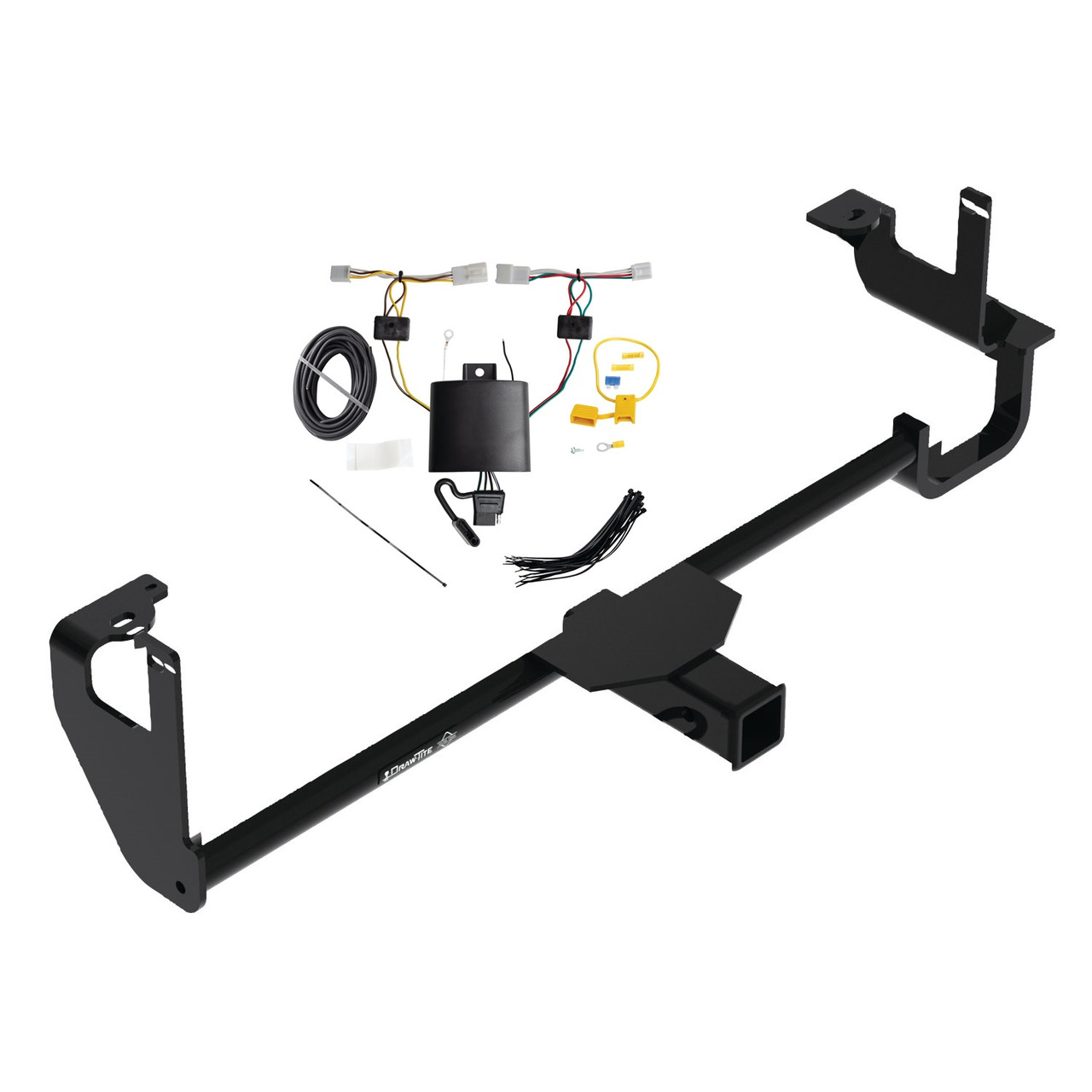 2019-2022 Lexus UX250h Draw-tite Class 3 Trailer Hitch, 2 Inch Square Receiver Bundle w/ Plug-n-Play T-One Wiring Harness