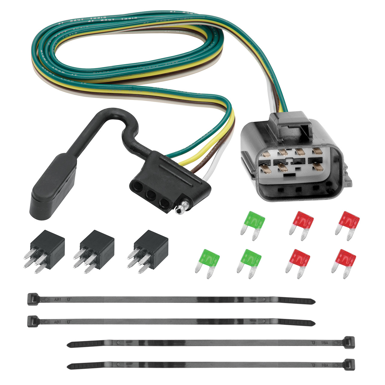 2013-2017 Buick Enclave Draw-tite Class 3 Trailer Hitch, 2 Inch Square Receiver Bundle w/ Plug-n-Play T-One Wiring Harness