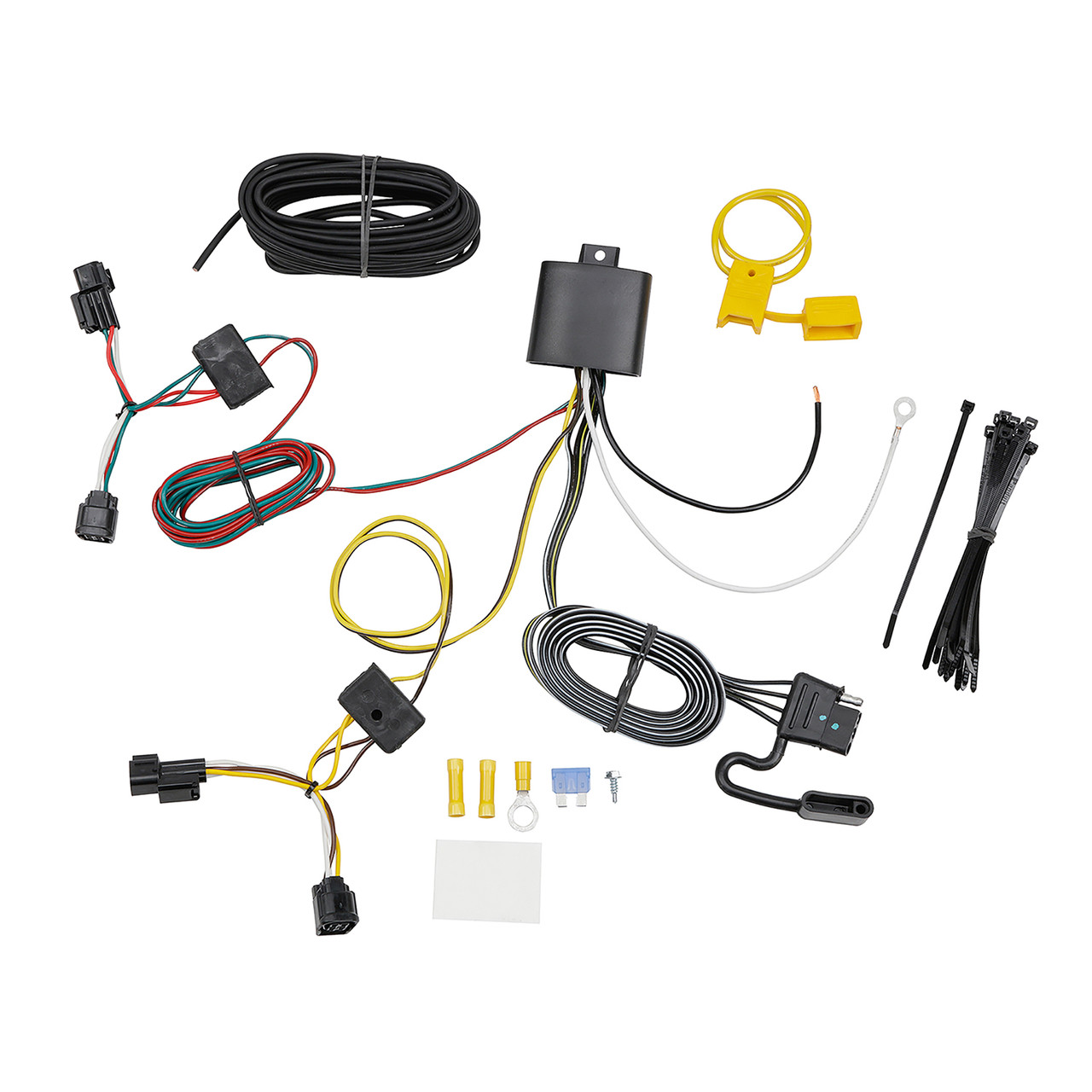 2023-2024 Honda Accord Draw-Tite Class 1 Trailer Hitch, 1-1/4 Inch Square Receiver Bundle w/ Plug-n-Play T-One Wiring Harness