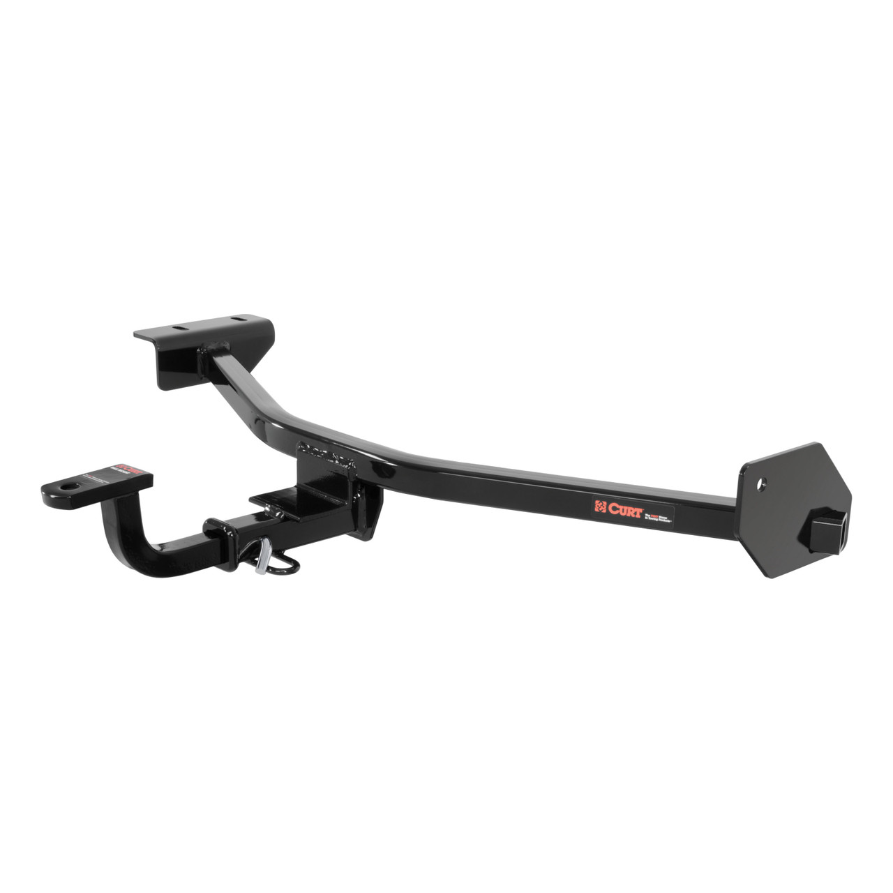 CURT 113963 Class 1 Trailer Hitch with Ball Mount, 1-1/4-In Receiver, Fits Select Nissan Leaf