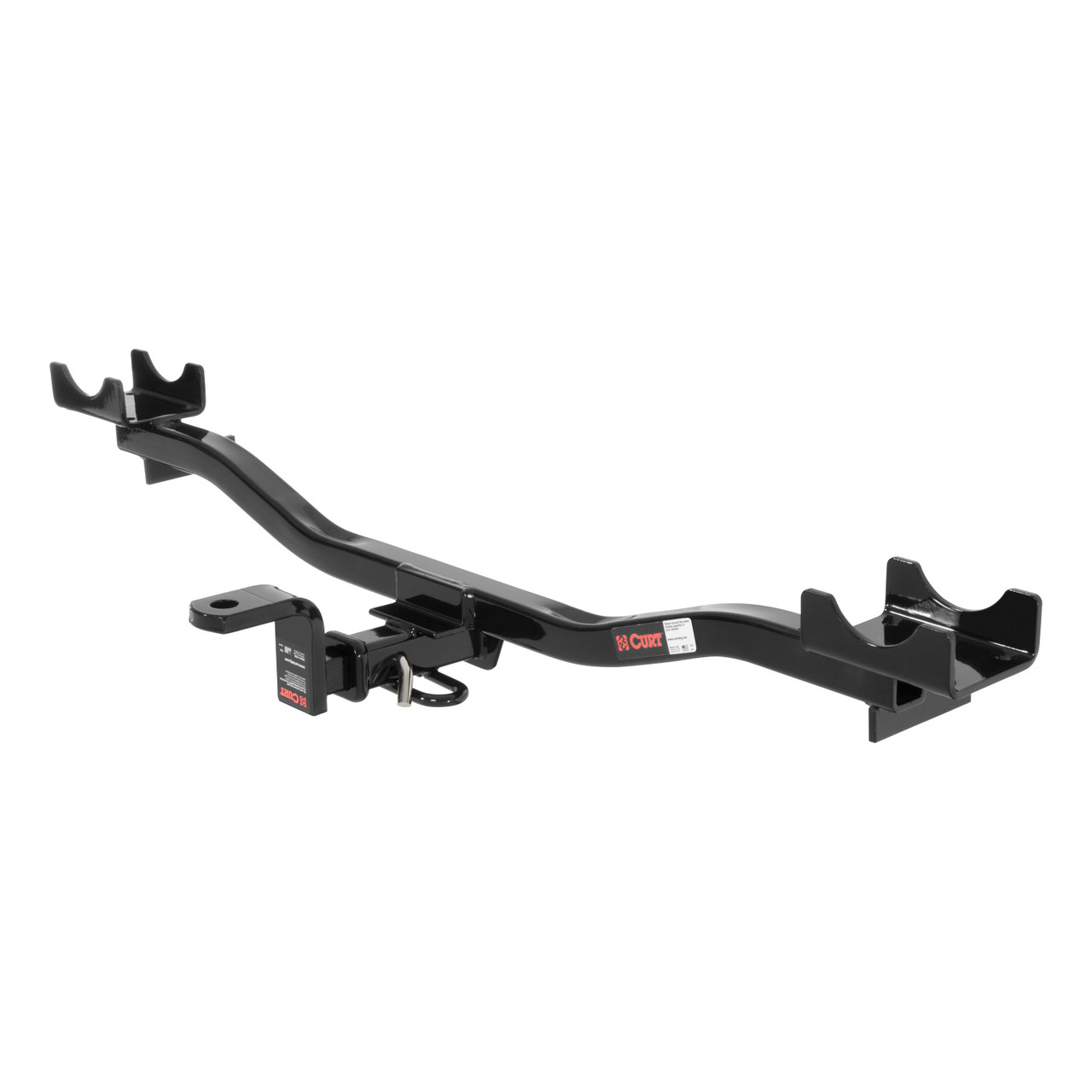 CURT 117013 Class 1 Trailer Hitch with Ball Mount, 1-1/4-In Receiver, Fits Select Mercedes-Benz E320, E350, E500. E55, E550, E63