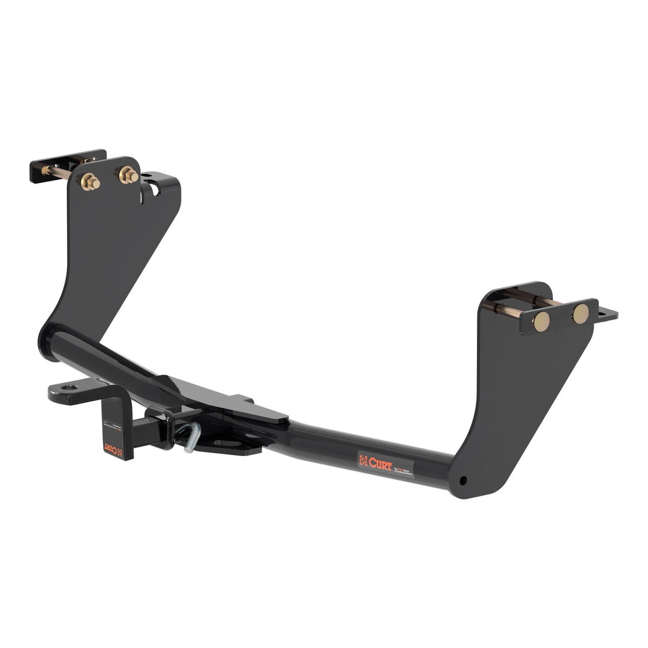 CURT 121543 Class 2 Trailer Hitch with Ball Mount, 1-1/4-In Receiver, Fits Select Mitsubishi Eclipse Cross