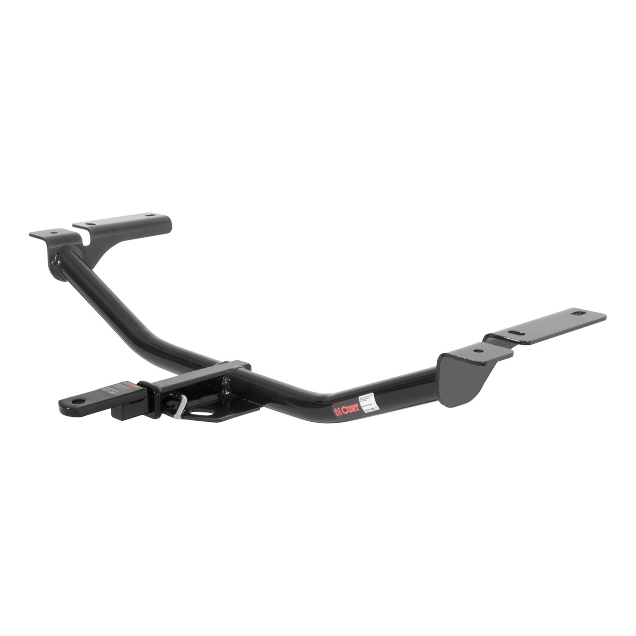 CURT 120363 Class 2 Trailer Hitch with Ball Mount, 1-1/4-In Receiver, Fits Select Ford Edge, Lincoln MKX